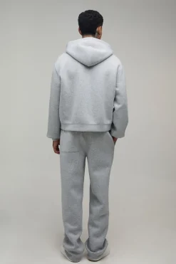 Sweat À Casynthétiqueche Scuba Oversize Ample Avec Fermeture Éclair Tall
