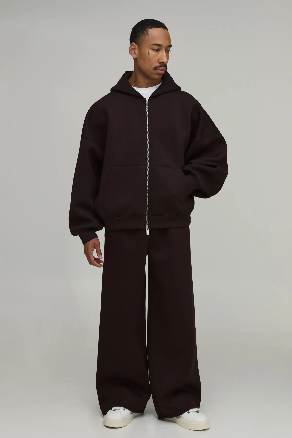 Sweat À Casynthétiqueche Scuba Oversize Coupe Boxy