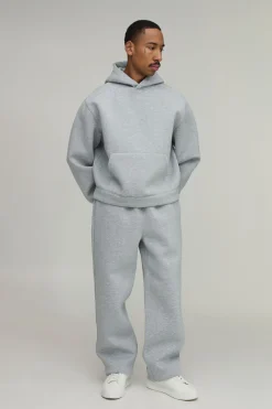 Sweat À Casynthétiqueche Scuba Zippé Coupe Boxy Oversize