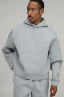 Sweat À Casynthétiqueche Scuba Zippé Coupe Boxy Oversize