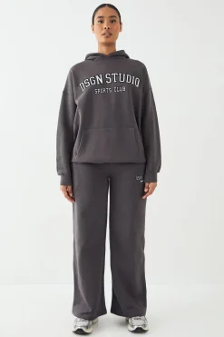 Sweat à Casynthétiqueche Surdimensionné avec Appliqué DSGN Studio