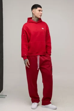 boohooMAN Sweat à Casynthétiqueche Tall Oversize Boxy BM à Panneaux<Homme Tout Afficher|Sweats À Capuche Tall