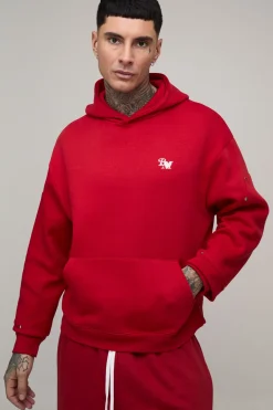 boohooMAN Sweat à Casynthétiqueche Tall Oversize Boxy BM à Panneaux<Homme Tout Afficher|Sweats À Capuche Tall