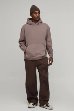 Sweat à Casynthétiqueche Western Imprimé Oversize Délavé