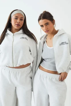 DSGN Studio Sweat à Casynthétiqueche Zippé Ample avec Appliqués Éponge<Femme Sweats À Capuche Et Sweats|Dsgn Studio
