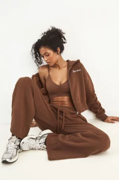 Sweat À Casynthétiqueche Zippé Brodé Script Dsgn Studio
