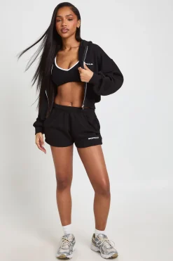 Sweat À Casynthétiqueche Zippé Brodé Sports Club