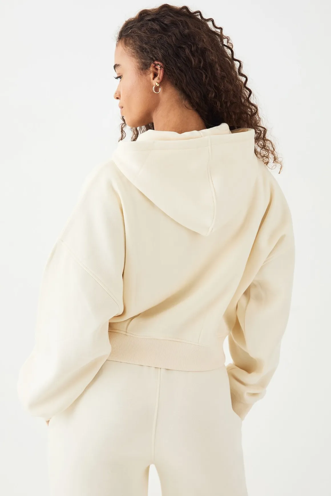 Sweat à Casynthétiqueche Zippé Boxy Script DSGN Studio