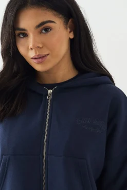 DSGN Studio Sweat à Casynthétiqueche Zippé Boxy Sport Training Club<Femme Sweats À Capuche Et Sweatshirts|Dsgn Studio