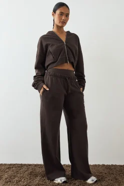 Sweat à Casynthétiqueche Zippé Boxy DSGN Studio Premium Poids Lourd Délavé