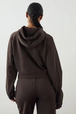 Sweat à Casynthétiqueche Zippé Boxy DSGN Studio Premium Poids Lourd Délavé