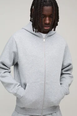 Sweat à Casynthétiqueche Zippé Basique Regular