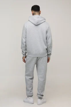 boohooMAN Sweat À Casynthétiqueche Zippé Basique Coupe Regular Tall<Homme Tout Afficher|Sweats À Capuche Tall