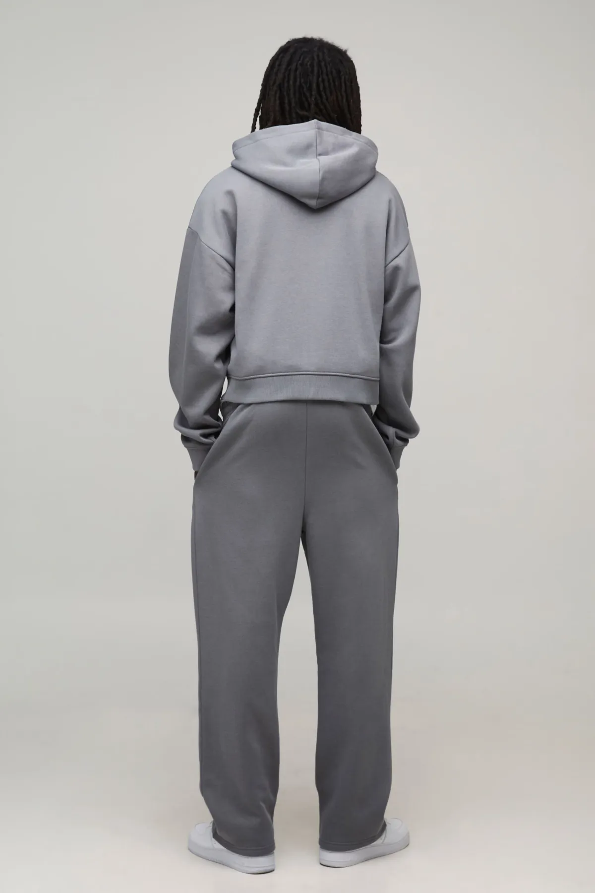 boohooMAN Sweat à Casynthétiqueche Zippé Boxy Raccourci Basique<Homme Sweats À Capuche Et Sweatshirts|Sweats À Capuche Et Sweats