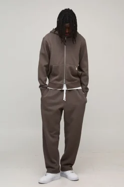 Sweat À Casynthétiqueche Zippé Boxy Délavé Essentiel