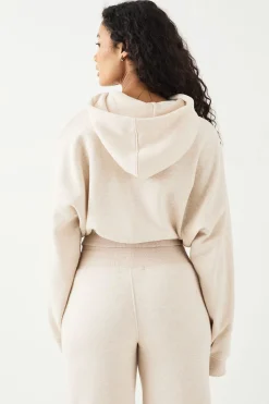 DSGN Studio Sweat à Casynthétiqueche Zippé Court et Ample<Femme Sweats À Capuche Et Sweatshirts|Dsgn Studio
