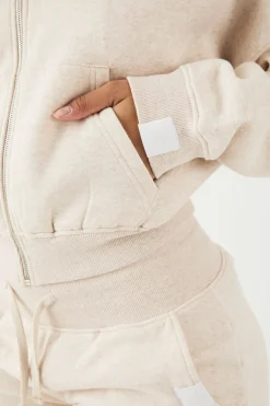 DSGN Studio Sweat à Casynthétiqueche Zippé Court et Ample<Femme Sweats À Capuche Et Sweatshirts|Dsgn Studio