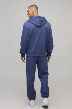 Sweat à Casynthétiqueche Zippé Coupe Regular Basique