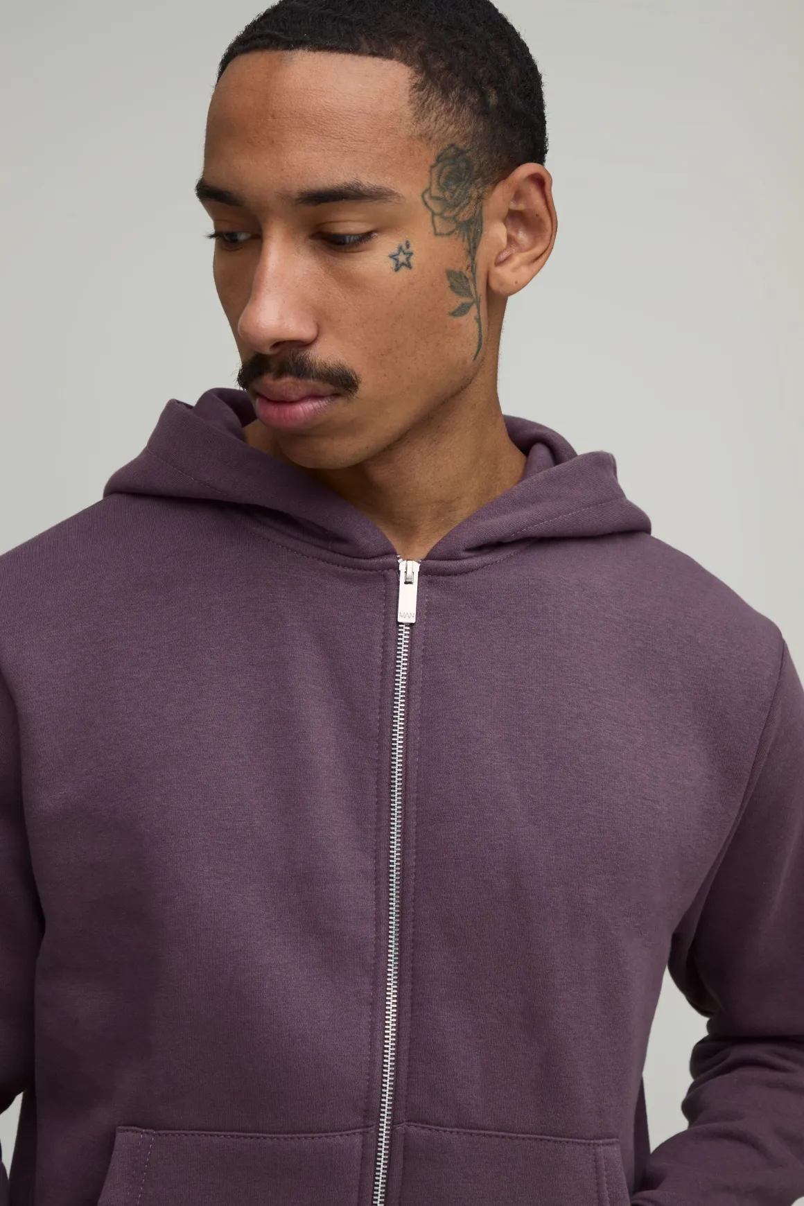 Sweat À Casynthétiqueche Zippé Coupe Regular Essential