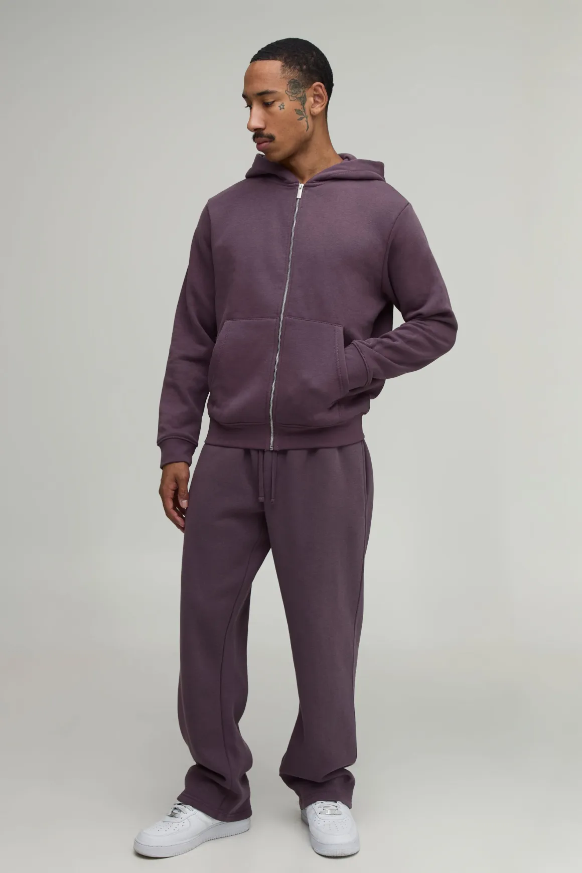 Sweat À Casynthétiqueche Zippé Coupe Regular Essential