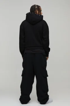 Sweat à Casynthétiqueche Zippé Coupe Ajustée