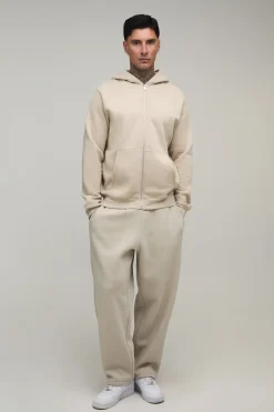 Sweat À Casynthétiqueche Zippé Coupe Regular Essentiel Tall