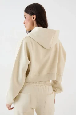 Sweat à Casynthétiqueche Zippé Court et Ample DSGN Studio
