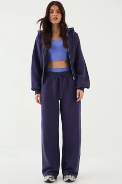 Sweat à Casynthétiqueche Zippé DSGN Studio Sport Coupe Boxy Crop avec Ourlet Resserré