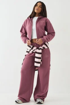 DSGN Studio Sweat à Casynthétiqueche Zippé avec Broderie Script<Femme Sweats À Capuche Et Sweatshirts|Dsgn Studio