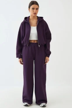 DSGN Studio Sweat à Casynthétiqueche Zippé en Éponge avec Appliqué Coupe Ample<Femme Sweats À Capuche Et Sweats|Dsgn Studio