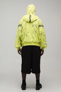 boohooMAN Sweat À Casynthétiqueche Zippé Imprimé Cagoule Afterlight<Homme Sweats À Capuche Et Sweatshirts|Sweats À Capuche Et Sweats