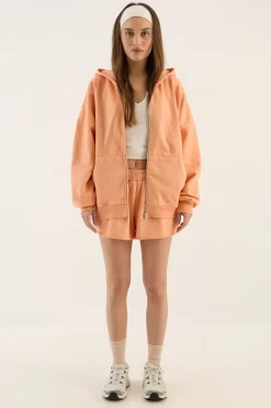 DSGN Studio Sweat À Casynthétiqueche Zippé Oversize Délavé Poids Lourd<Femme Sweats À Capuche Et Sweats|Dsgn Studio