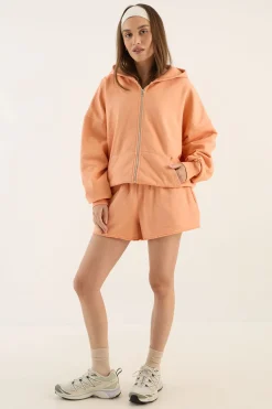 DSGN Studio Sweat À Casynthétiqueche Zippé Oversize Délavé Poids Lourd<Femme Sweats À Capuche Et Sweats|Dsgn Studio