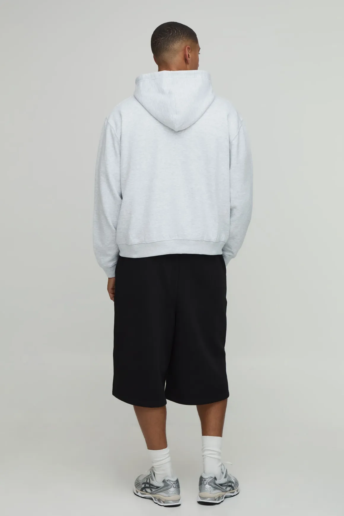 Sweat À Casynthétiqueche Zippé Oversize Ample Avec Broderie Official