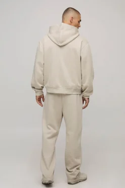 Sweat à Casynthétiqueche Zippé Oversize Basique