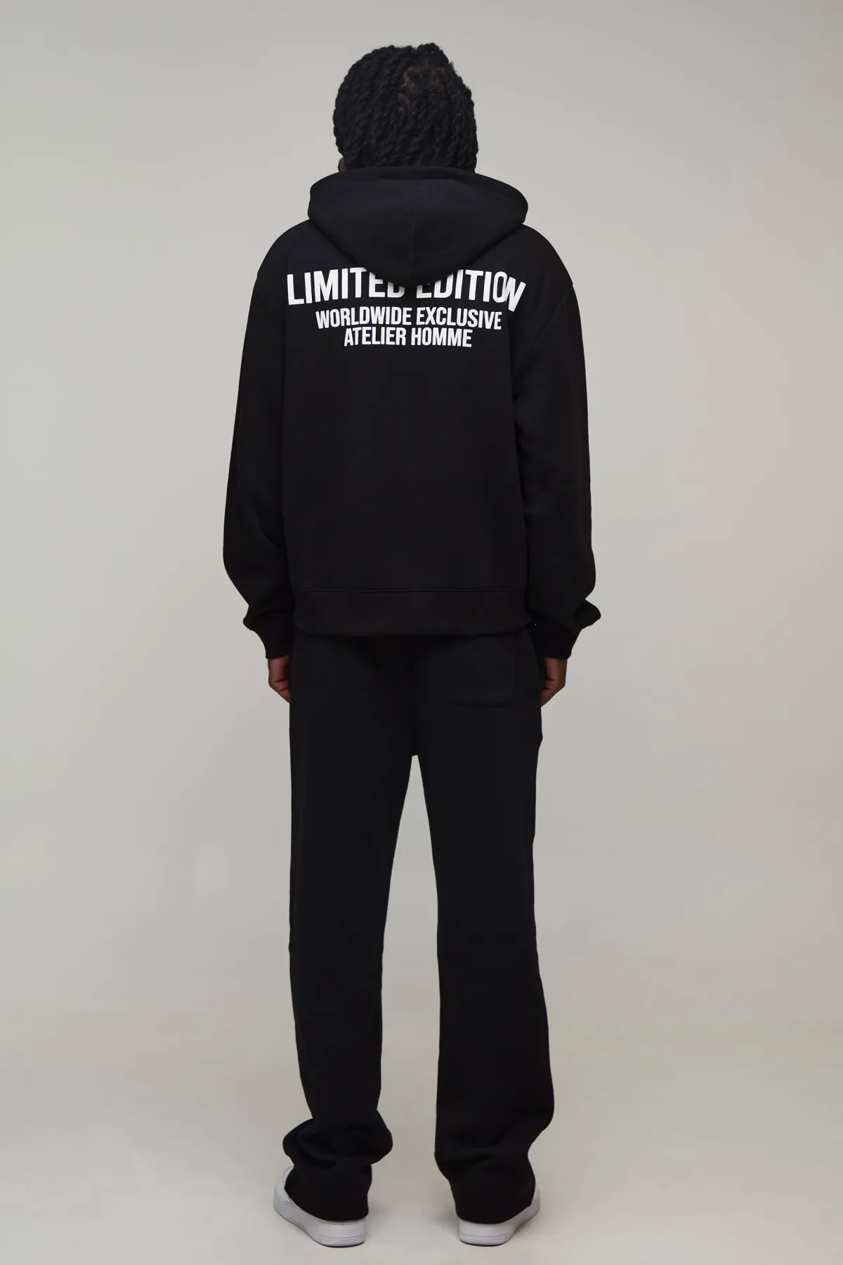 boohooMAN Sweat À Casynthétiqueche Zippé Oversize Ample Édition Limitée Effet Délavé<Homme Tout Afficher|Survêtements