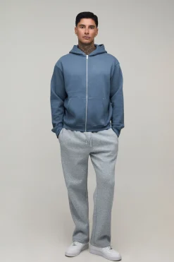 Sweat À Casynthétiqueche Zippé Oversize Boxy Essentiel Grande Taille