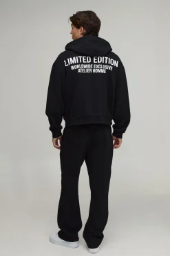 Sweat À Casynthétiqueche Zippé Oversize Boxy Édition Limitée