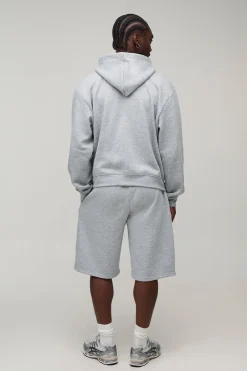 Sweat À Casynthétiqueche Zippé Oversize Boxy Essentiel Pour Grands
