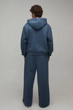 boohooMAN Sweat À Casynthétiqueche Zippé Oversize Boxy Essentiel<Homme Tout Afficher|Sweats À Capuche Grande Taille