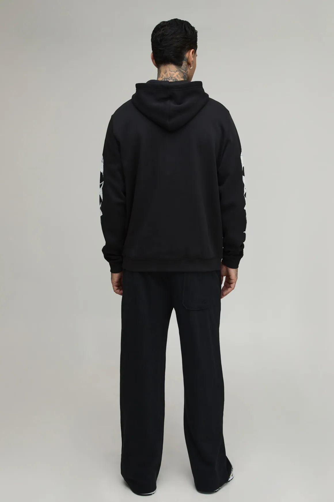 Sweat À Casynthétiqueche Zippé Oversize À Coupe Boxy Avec Imprimé En Édition Limitée