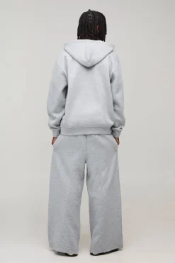 Sweat à Casynthétiqueche Zippé Oversize Basique