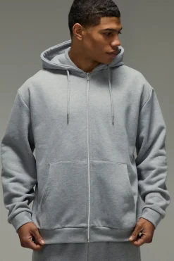 boohooMAN Sweat à Casynthétiqueche Zippé Oversize Premium Actif Homme<Homme/Femme Tout Afficher|Tout Afficher Activewear