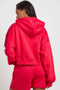 Sweat À Casynthétiqueche Zippé Oversize Boxy À Manches Ballon