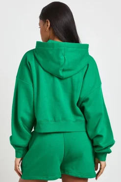 boohoo Sweat À Casynthétiqueche Zippé Oversize Boxy À Manches Ballon<Femme Sweats À Capuche Et Sweatshirts|Basiques