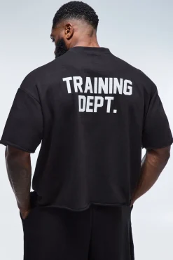 Sweat Oversize À Envers Bouclette Training Dept