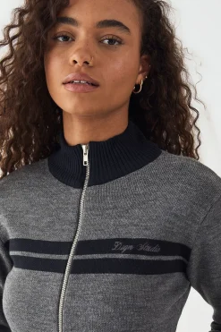 Sweat-shirt Ajusté à Zip Intégral DSGN Studio