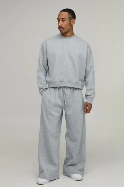 boohooMAN Sweatshirt Ample Oversize Et Jogger Large<Homme Survêtements