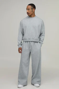 boohooMAN Sweatshirt Ample Oversize Et Jogger Large<Homme Survêtements