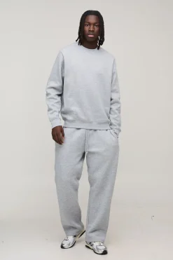 Sweatshirt Basique À Col Rond Coupe Regular